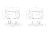 SET PLACUTE FRANA BREMBO P 85 181 - Compatibil cu AUDI