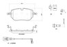 Set placute frana Brembo P 85 192