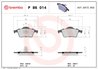 SET PLACUTE FRANA BREMBO P 86 014 - Compatibil cu VOLVO