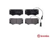 SET PLACUTE FRANA BREMBO P A6 016 - Compatibil cu IVECO, OPTARE