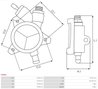 POMPA VACUUM SISTEM DE FRANARE AS-PL P2001 - Piesa auto compatibila cu mai multe marci