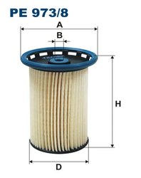 FILTRU COMBUSTIBIL FILTRON PE 973/8 - Compatibil cu PORSCHE, VW