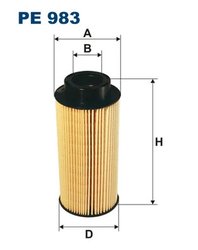 FILTRU COMBUSTIBIL FILTRON PE 983 - Compatibil cu SCANIA