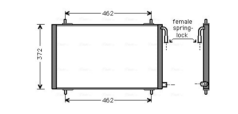 Radiator climatizare Ava Quality Cooling PE5191