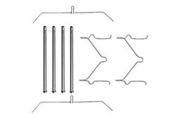 Set accesorii placute frana TRW PFK290