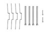 Set accesorii placute frana TRW PFK346