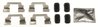 SET ACCESORII PLACUTE FRANA TRW PFK660 - Compatibil cu BMW
