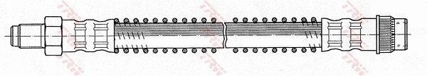FURTUN FRANA TRW PHB105 - Compatibil cu CITROEN, PEUGEOT