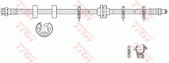 FURTUN FRANA TRW PHB274 - Compatibil cu ALFA ROMEO, FIAT, LANCIA