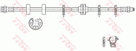 FURTUN FRANA TRW PHB274 - Compatibil cu ALFA ROMEO, FIAT, LANCIA