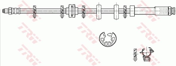 FURTUN FRANA TRW PHB297 - Compatibil cu FIAT, LANCIA