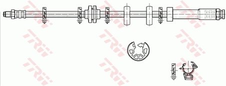 FURTUN FRANA TRW PHB297 - Compatibil cu FIAT, LANCIA