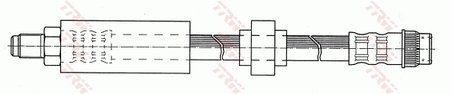 Furtun frana TRW PHB303