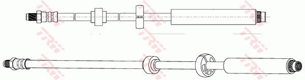 FURTUN FRANA TRW PHB674 - Compatibil cu CITROEN, DS, PEUGEOT