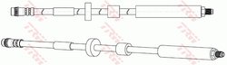 FURTUN FRANA TRW PHB696 - Compatibil cu PEUGEOT
