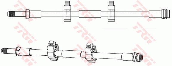 FURTUN FRANA TRW PHB698 - Compatibil cu VW