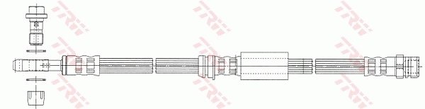 Furtun frana TRW PHD1014