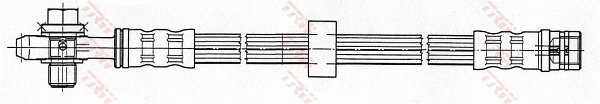FURTUN FRANA TRW PHD349 - Compatibil cu AUDI, SEAT, SKODA, VW, VW (FAW), VW (SVW)
