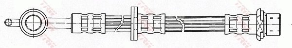 FURTUN FRANA TRW PHD502 - Compatibil cu TOYOTA
