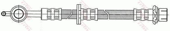 FURTUN FRANA TRW PHD510 - Compatibil cu TOYOTA