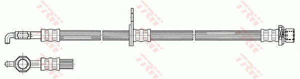 FURTUN FRANA TRW PHD533 - Compatibil cu TOYOTA