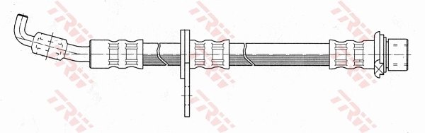 FURTUN FRANA TRW PHD691 - Compatibil cu TOYOTA