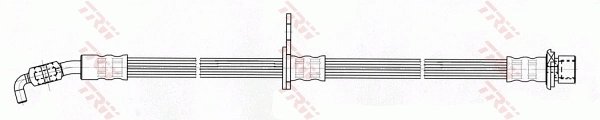 FURTUN FRANA TRW PHD695 - Compatibil cu TOYOTA