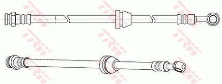 Furtun frana TRW PHD947