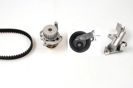 Set distributie curea si pompa apa Hepu PK05476