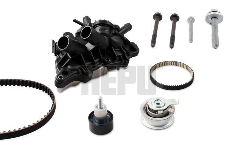SET DISTRIBUTIE CUREA SI POMPA APA HEPU PK06871 - Compatibil cu AUDI, SEAT, SKODA, VW