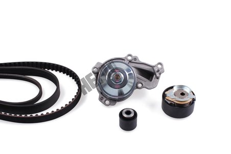 SET DISTRIBUTIE CUREA SI POMPA APA HEPU PK09081 - Compatibil cu CITROEN, DS, OPEL, PEUGEOT, VAUXHALL