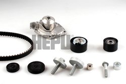SET DISTRIBUTIE CUREA SI POMPA APA HEPU PK09550 - Compatibil cu NISSAN, OPEL, RENAULT