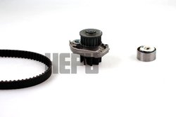 Set distributie curea si pompa apa Hepu PK12011