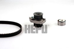 Set distributie curea si pompa apa Hepu PK12012