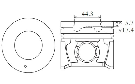 Piston FAI AutoParts PK29-050