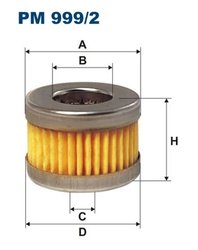 FILTRU COMBUSTIBIL FILTRON PM 999/2 - Piesa auto compatibila cu mai multe marci