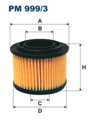 FILTRU COMBUSTIBIL FILTRON PM 999/3 - Piesa auto compatibila cu mai multe marci