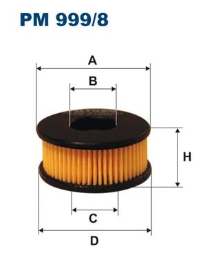FILTRU COMBUSTIBIL FILTRON PM 999/8 - Piesa auto compatibila cu mai multe marci