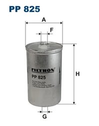FILTRU COMBUSTIBIL FILTRON PP 825 - Compatibil cu BENTLEY, FERRARI, FORD, GAZ, LANCIA, PEUGEOT, ROLLS-ROYCE, SAAB, TVR, VOLVO, V