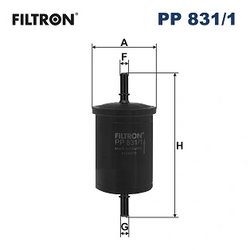 Filtru combustibil Filtron PP 831/1