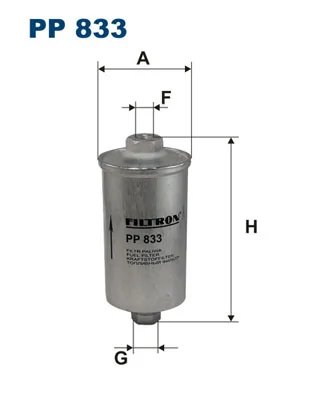 Filtru combustibil Filtron PP 833