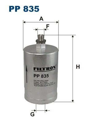 Filtru combustibil Filtron PP 835