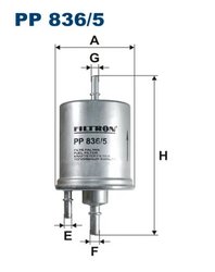 FILTRU COMBUSTIBIL FILTRON PP 836/5 - Compatibil cu AUDI