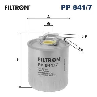 FILTRU COMBUSTIBIL FILTRON PP 841/7 - Compatibil cu JEEP, MERCEDES-BENZ, SMART
