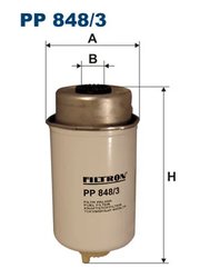FILTRU COMBUSTIBIL FILTRON PP 848/3 - Compatibil cu FORD, LDV