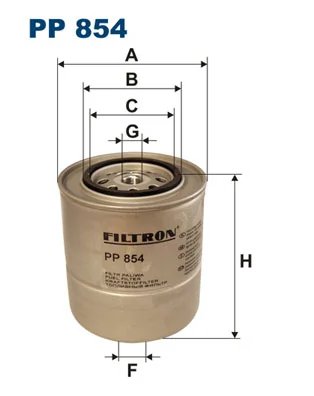 FILTRU COMBUSTIBIL FILTRON PP 854 - Compatibil cu BMW