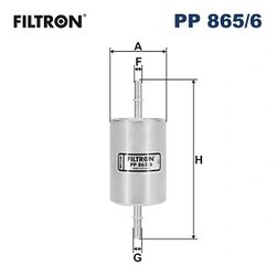 FILTRU COMBUSTIBIL FILTRON PP 865/6 - Compatibil cu FORD