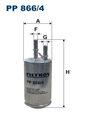 Filtru combustibil Filtron PP 866/4