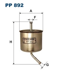 Filtru combustibil Filtron PP 892