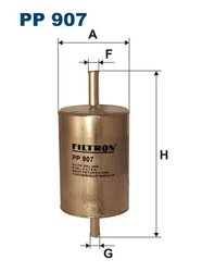 FILTRU COMBUSTIBIL FILTRON PP 907 - Compatibil cu HYUNDAI, RENAULT